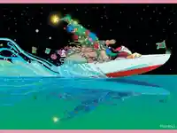 Забавна Коледна Картичка-на юг!