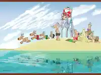 Забавна Коледна Картичка-живота е чудесен!