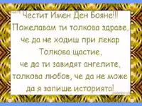 Честит Имен Ден Бояне!!!