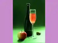 Наздравица с бутилка наторален сок!