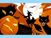 Картичка типична Хелоуин!