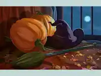 Картичка типична Хелоуин!