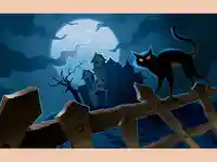 Картичка зловеща нощ Хелоуин!