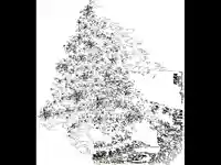 Коледна анимирана картичка!Светеща елха!