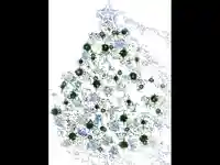 Коледна анимирана картичка-светеща елха!