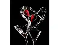 Чаши със сърца-наздравица!