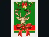 Коледен Елен украсен!