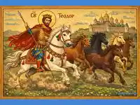 свети Тодор като воин-светец