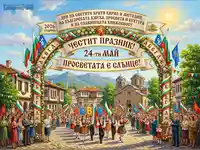 24 май: Тържество на българската азбука и просвета с шествие в традиционен град.