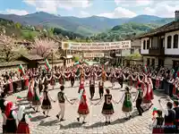 Празнично хоро на село за 24 май.