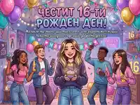 Честит 16-ти рожден ден: Весело парти с приятели и празнична атмосфера
