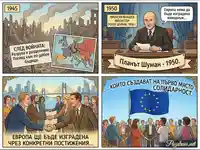 От разруха до солидарност: Пътят на Европа след Втората световна война и Планът Шуман за обединение.