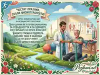 Поздрав към физиотерапевтите и благодарност за тяхната грижа, професионализъм и подкрепа