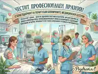Поздрав за болнични медицински сестри в болници – 7 април
