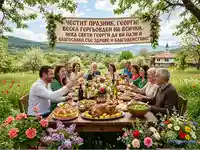 Гергьовденско тържество на открито