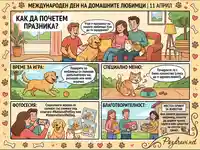 Международен ден на домашните любимци: Идеи за празнуване на 11 април – игра, лакомства, снимки и благотворителност.