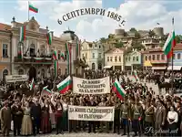 Празник на Съединението: 6 септември 1885 г. в Пловдив, България.