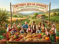 Празник на Световния ден на храната: Семейства и фермери празнуват изобилието на земята.