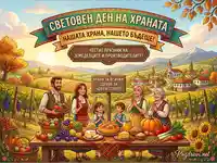 Световен ден на храната: Българско семейство празнува есенна реколта и труда на земеделците.