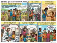 Световен ден на хуманитарната помощ: Почит към героите, осигуряващи грижа, образование и надежда по света.