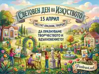 Световен ден на изкуството: Художници творят сред природата, празнувайки вдъхновението.
