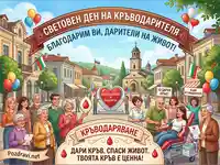 Празник на кръводаряването: Общност се обединява за Световния ден на кръводарителя, призовавайки "Дари кръв, спаси живот!"