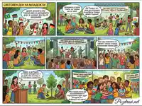 Празник на Световния ден на младежта: Единство, творчество и надежда за по-добро бъдеще.