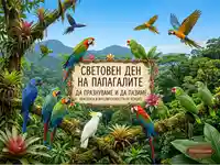 Световен ден на папагалите: Празнуваме красотата и интелигентността на птиците в тропическа джунгла.