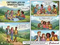 Световен ден на приятелството: Четирима приятели празнуват ценността на връзката си сред природата на 30 юли.