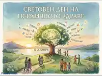 Световен ден на психичното здраве: Дърво на ума, общност и благополучие.