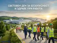 Световен ден за безопасност и здраве при работа: Изграждане на позитивна култура в модерна индустриална среда.