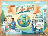 Световен ден за безопасност на пациентите: Заедно за по-сигурно здравеопазване и грижа.