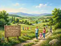 Световен ден без тютюн: Семейство в природата, призив за здраве и чист въздух.