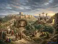 Хронология на Страстите Христови: От Влизането в Йерусалим до Възкресението.