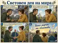 Световен ден на мира с път от спор и напрежение към разбирателство, помирение и обща надежда