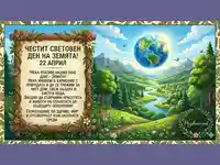 Картичка с пожелание за Световния ден на Земята