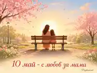10 май - с любов за мама сред пролетен парк и розови цветове