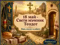 18 май – Свети мъченик Теодот, вяра, смелост и доброта