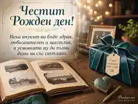 Рожден ден на внук с обич от баба и дядо