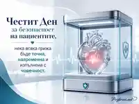 Луксозна медицинска картичка за Деня за безопасност на пациентите