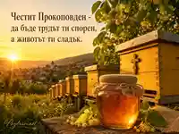 Прокоповден с пчелин, мед и златен изгрев