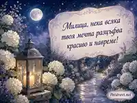 Лунна картичка за Св. Пантелеймон и Светите Седмочисленици