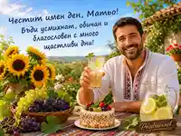 Лятна картичка за имен ден на Матьо – Св. апостол Матия
