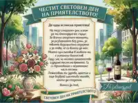 Картичка за Световния ден на приятелството