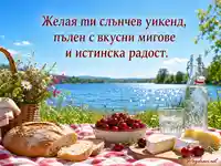 Слънчев уикенд с пикник край езеро