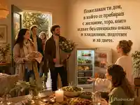 Уютен дом, приятели и изобилие за имен ден