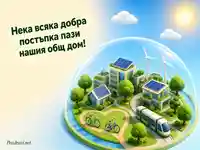 Зелен град под защитен купол за Деня на озоновия слой