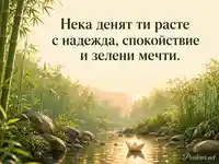 Бамбукова гора и послание за надежда, спокойствие и зелени мечти