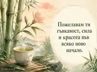 Бамбукова градина с чай и послание за ново начало