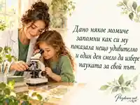 Ден на Ада Лъвлейс: жена учен и момиче откриват науката с микроскоп
